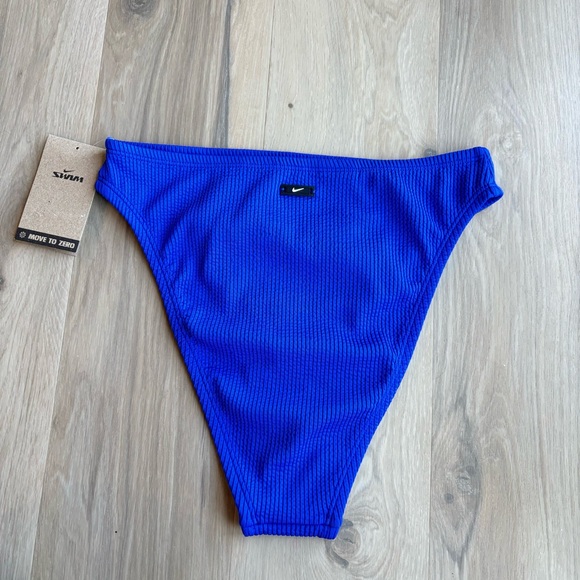 Nike High Waisted, High Cut Royal Blue Swimsuit Bottoms - Picture 4 of 4